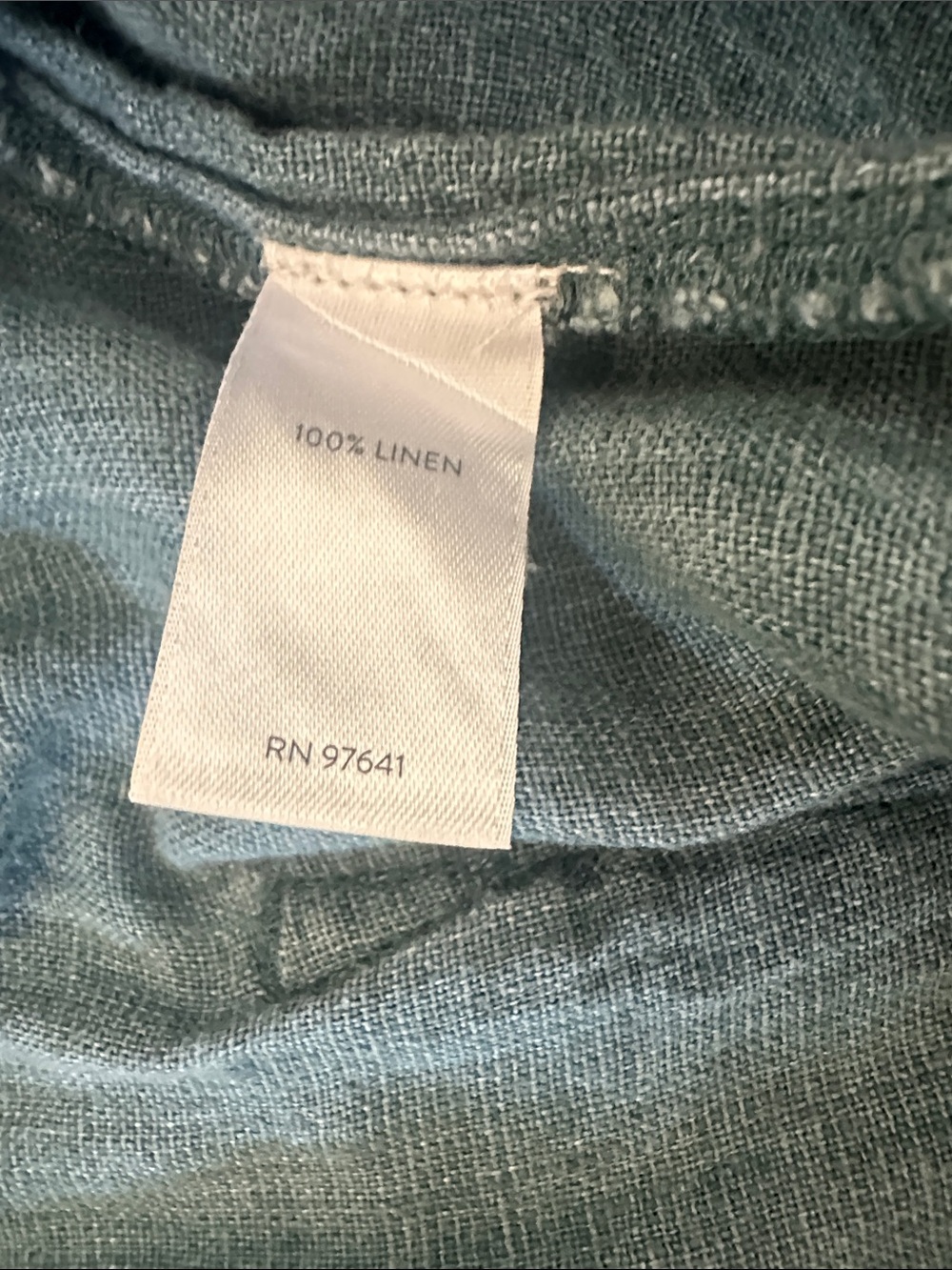 PureJill Linen Women's Wide-Leg Pants in Teal - Picture 11 of 12